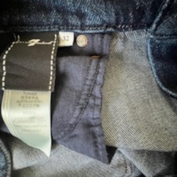 NWT 7 For All Mankind Tess High Rise Wide Leg Trouser Jeans (long) 32 - Picture 7 of 11